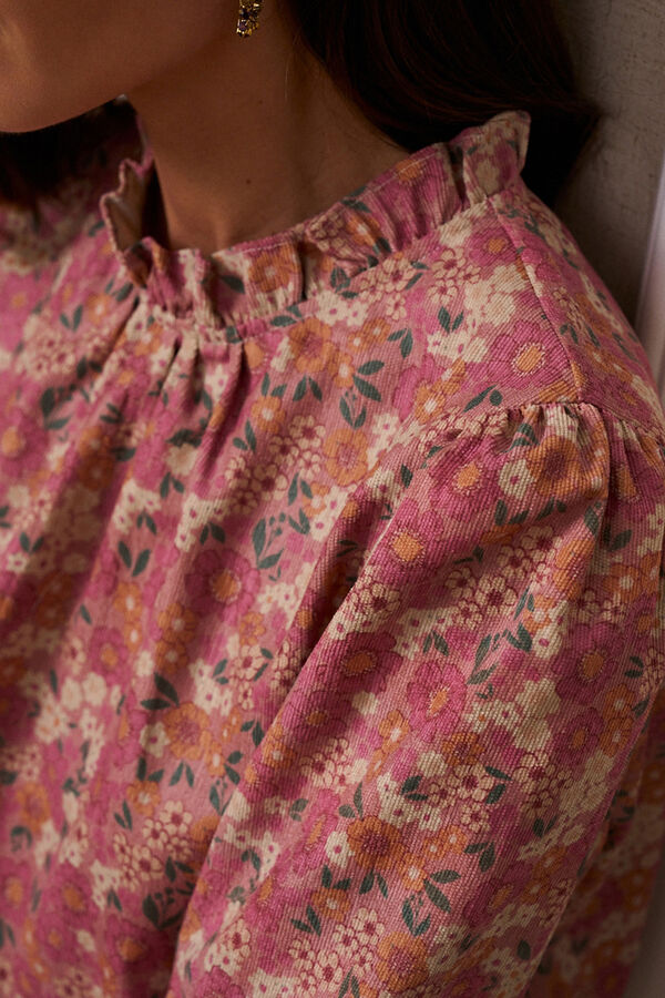 Polín Et Moi Blusa Minna com babados Subiu