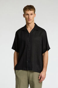 Selected Camisa manga curta 100% linho