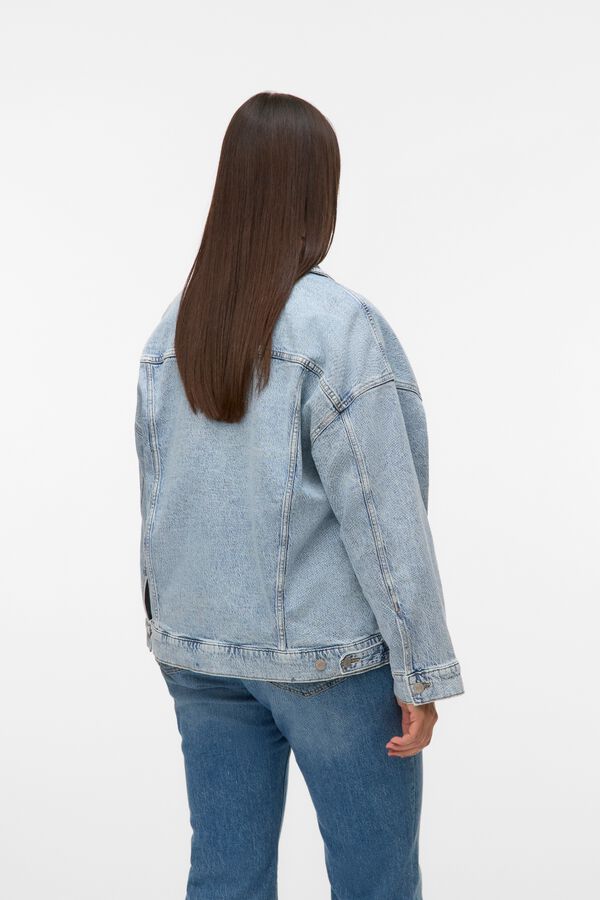 Vero Moda Curve Casaco de ganga tamanho grande Azul