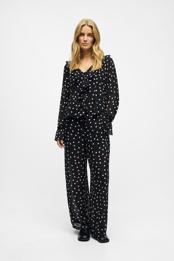 Pantalón gasa estampado