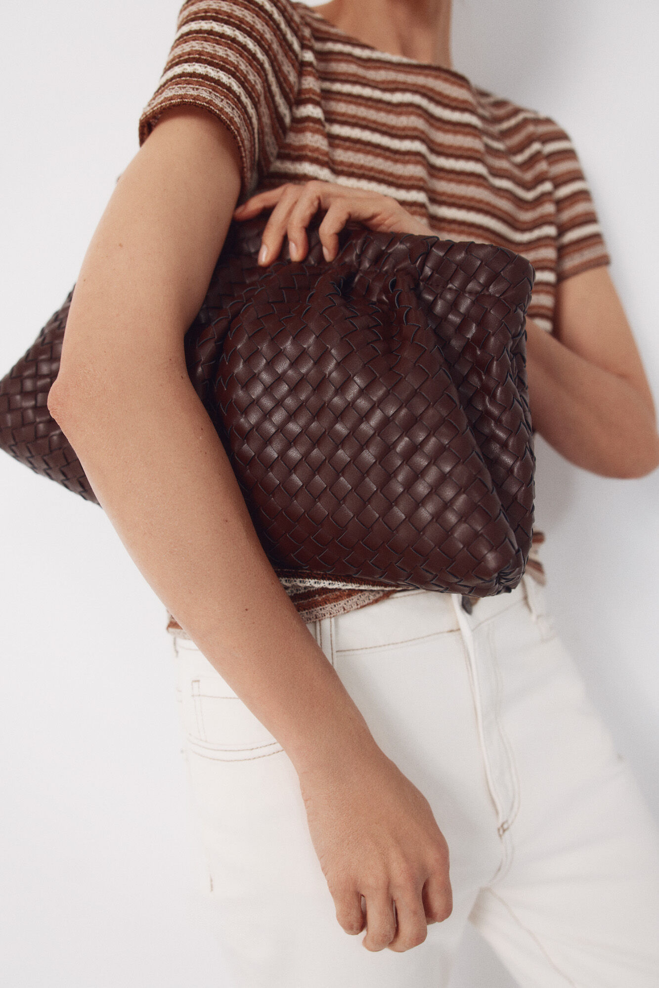 Cortefiel Woven handbag