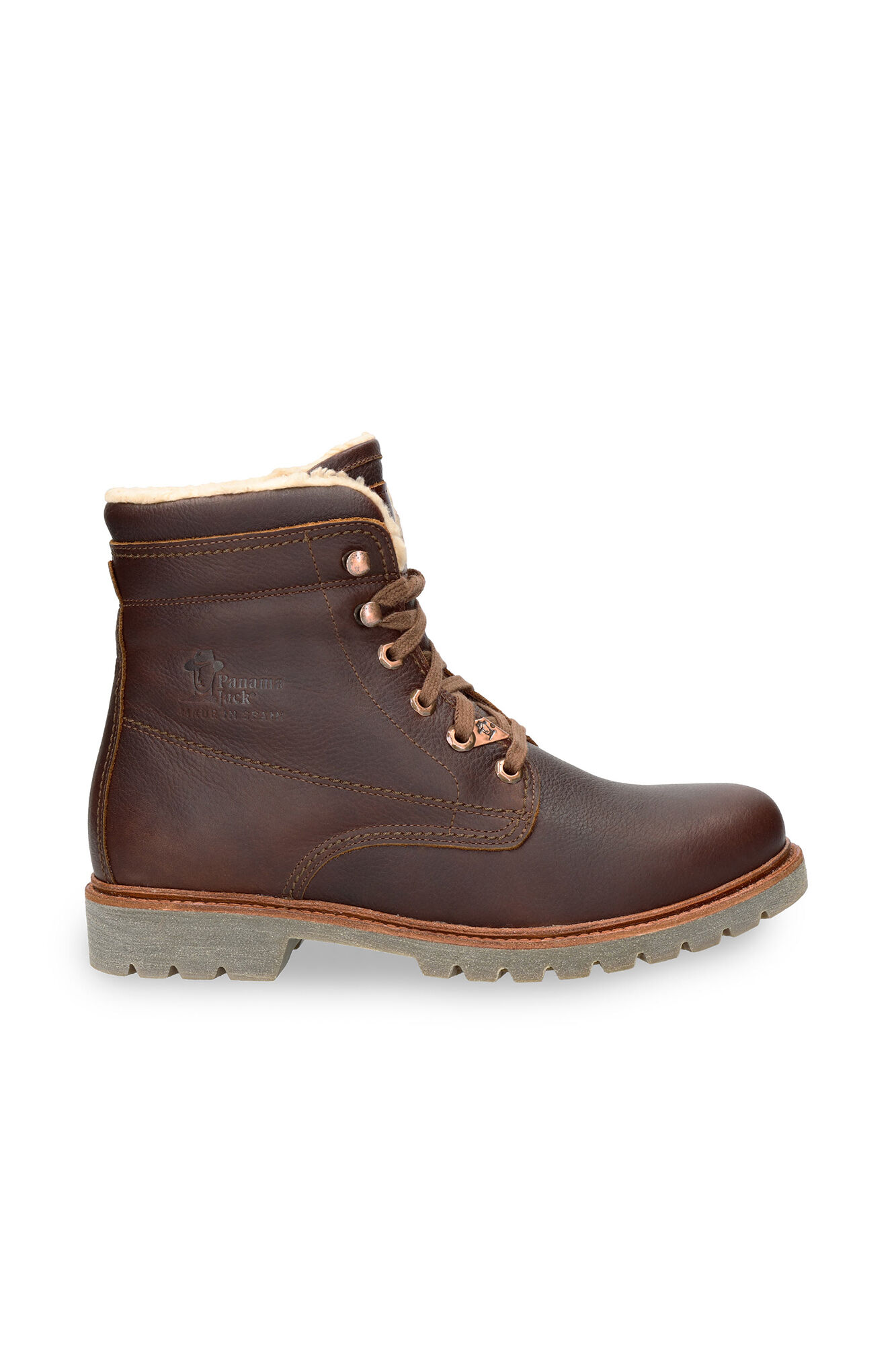 Bota de hombre en piel napa