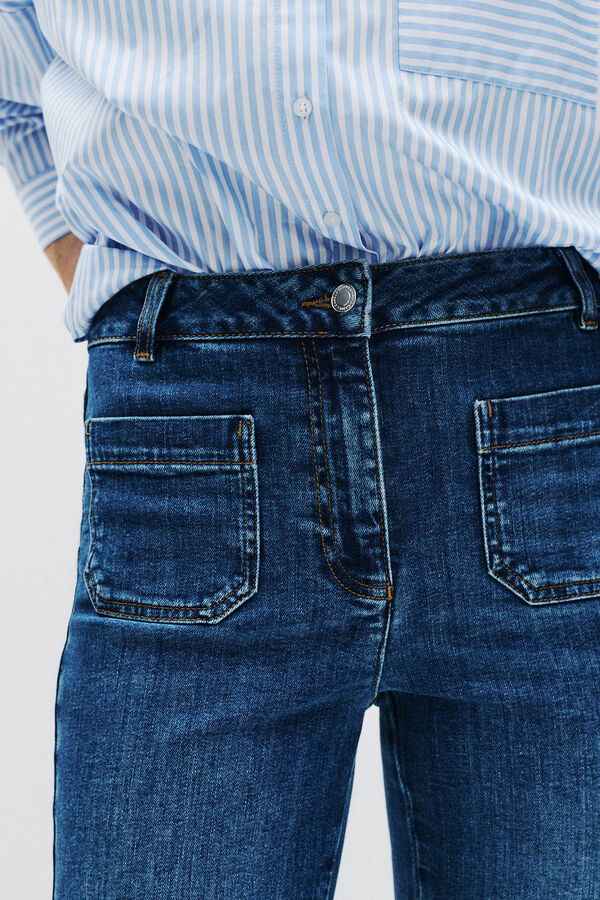 Caroll Pantalón pelley denim Azul