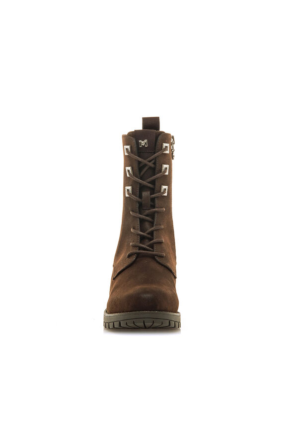 Maria Mare Botins militares Castanho