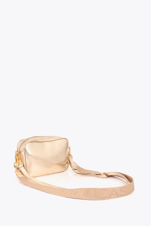 Lola Casademunt Monogram basic crossbody Gold