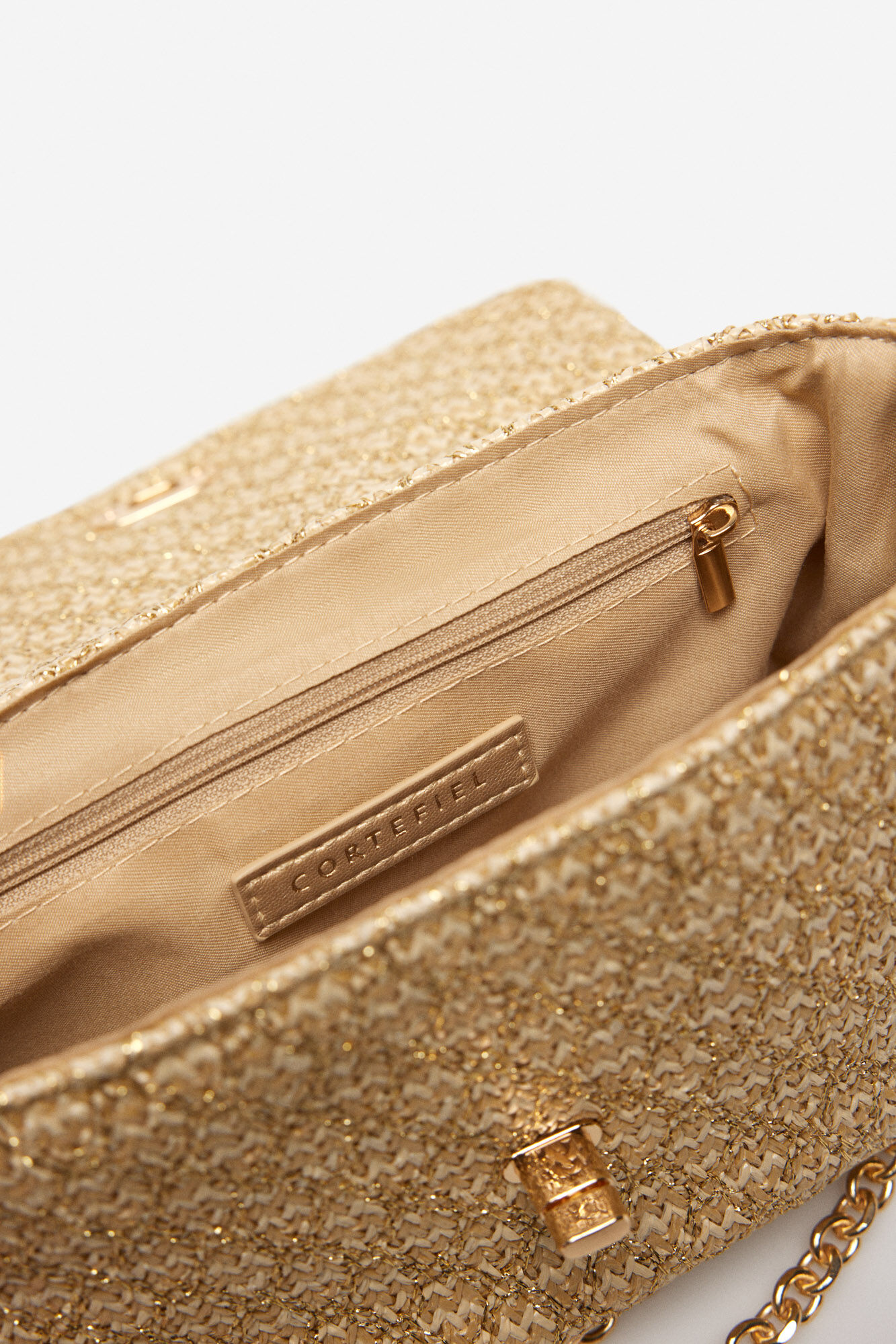 Bolso rafia sale cortefiel