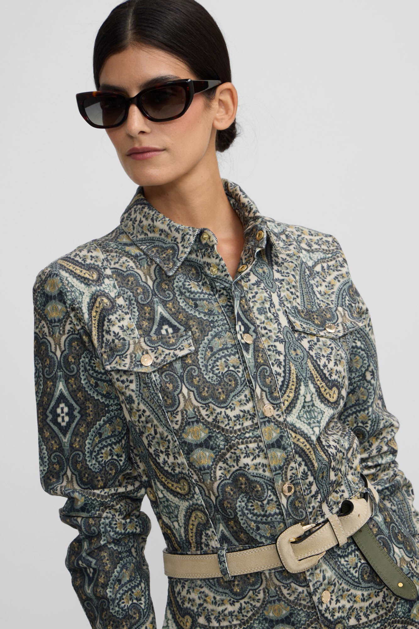 Silbon Mono pana estampado cachemir