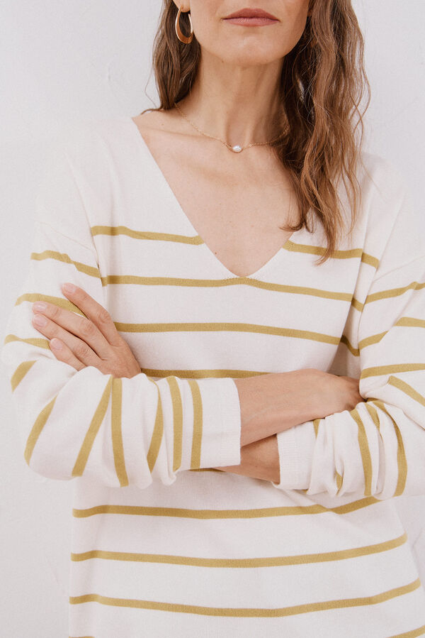 Cortefiel V-neck jumper Multicolour