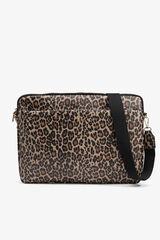 Vilanova Bolso office estampado leopardo Beige