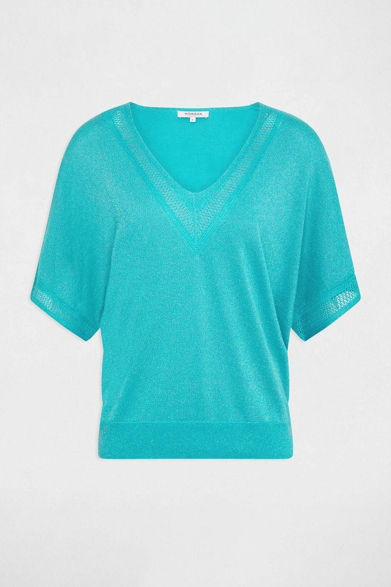 Short sleeve v neck jumper discount
