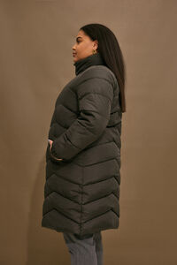 Cortefiel Curve ultralight quilted coat Brown
