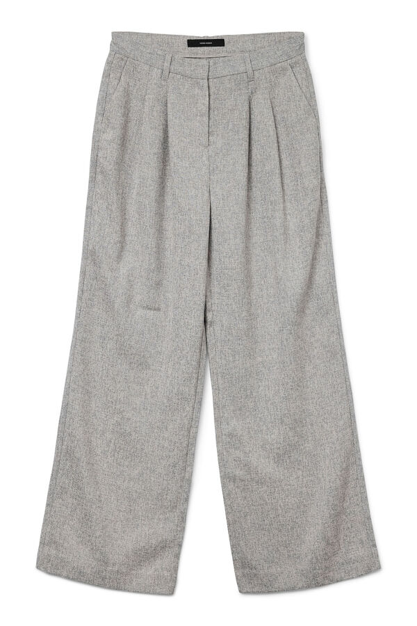 Vero Moda Calça compridas de terno Cinzento