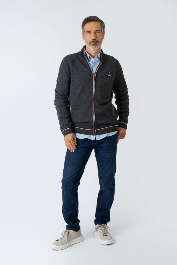 Privata Casaco de malha Cinzento