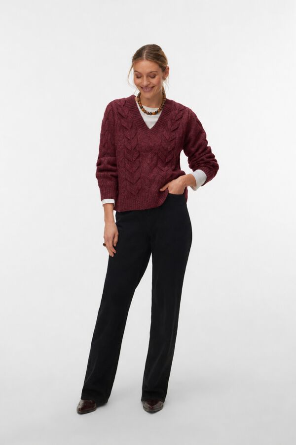 Vero Moda Camisola de oitos com decote em bico Granada
