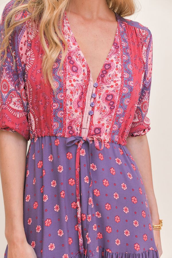 Jaase Vestido comprido Tessa Roxo