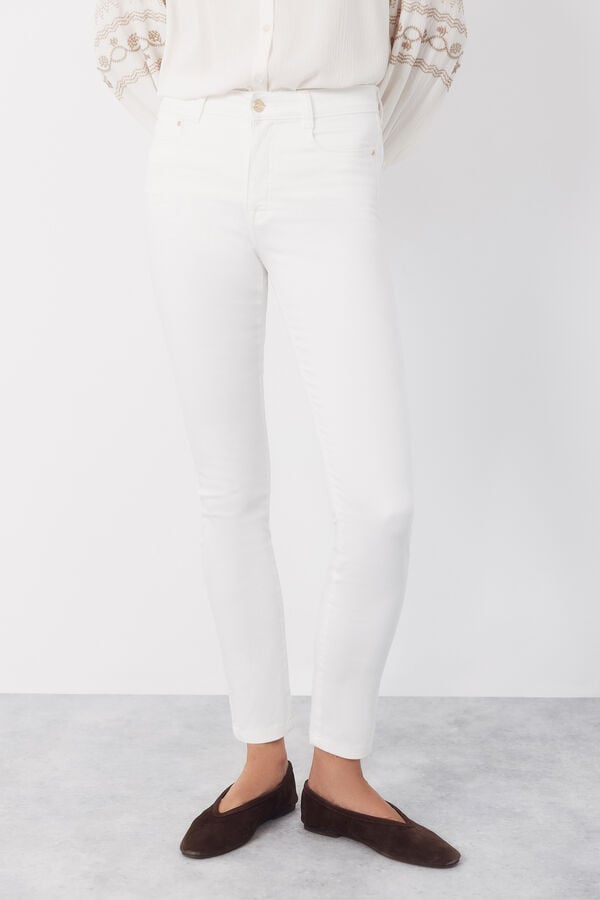 Cortefiel Jeans sensational color White