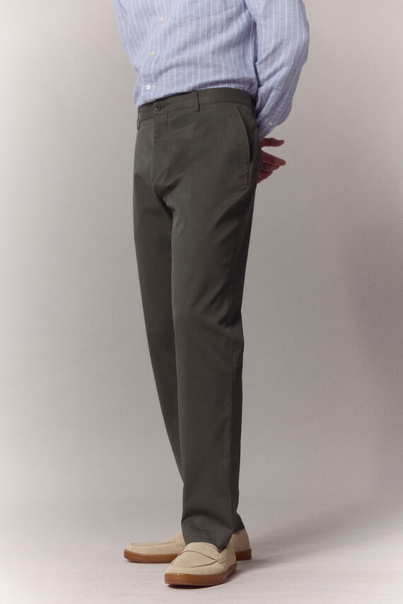 Pantalón traje coordinado algodón