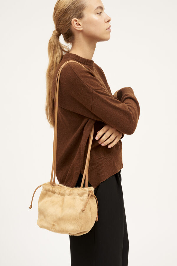 Zubi Bolso Bombonera pelo Tostado