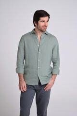 Cloking Camisa 100% linho Verde