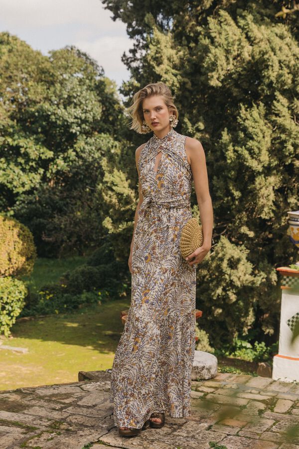 Cherubina Vestido Zurita Dourado