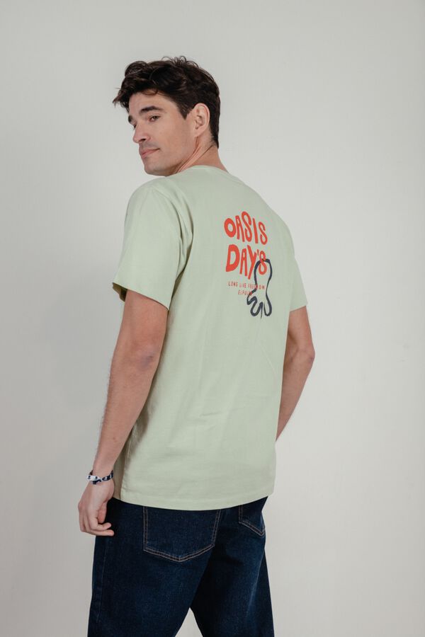 elPulpo T-shirt manga curta Verde