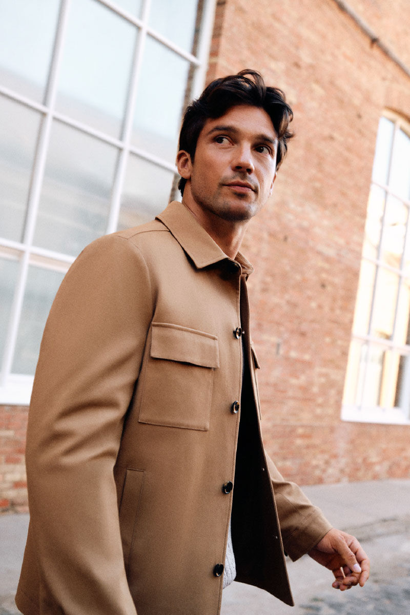 Cortefiel Toasted coordinated suit overshirt