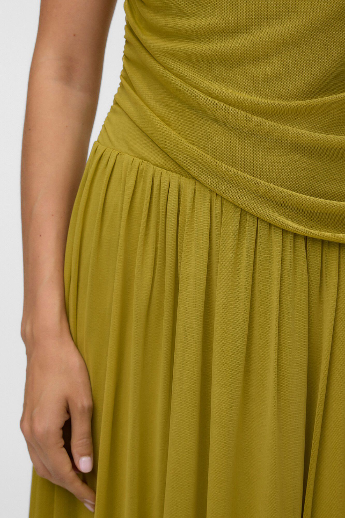 Vero Moda Vestido largo drapeado