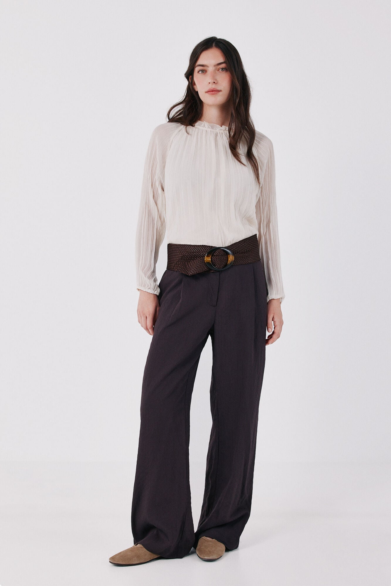 Cortefiel Pleated blouse