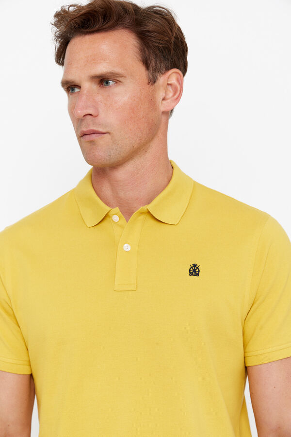 Cortefiel Essential polo shirt Yellow