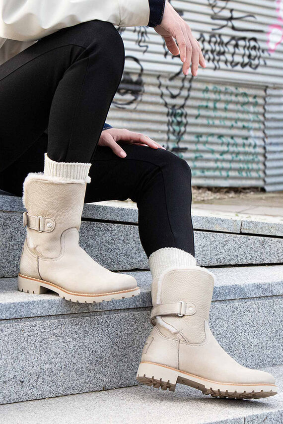 Bota mujer plana