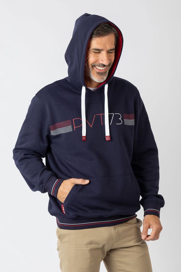 Privata Sweatshirt com capuz e bolsos Azul