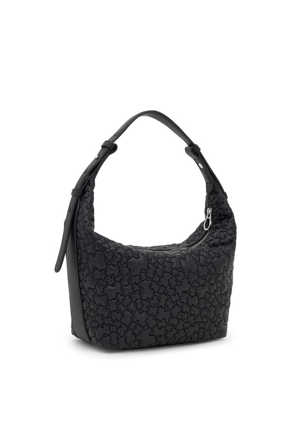 Tous TOUS Puffy Bear Medium Shoulder Bag Black