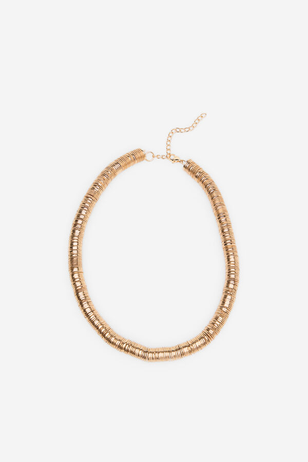 Cortefiel Gold necklace Yellow