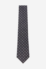 Cortefiel Natural silk tie Navy