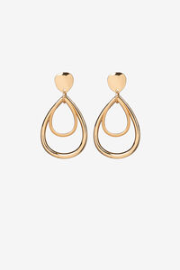 Cortefiel Medium gold-tone earrings Gold