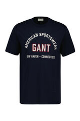 Gant Printed graphic ss t-shirt Blue
