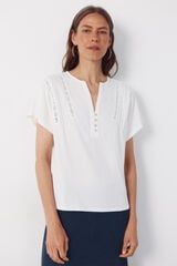 Cortefiel T-shirt fins White