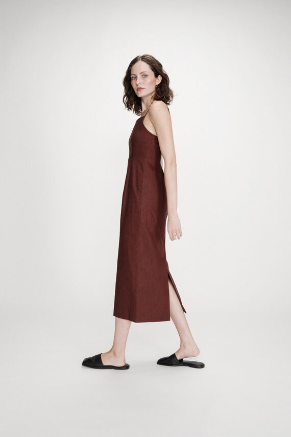 Vestido midi Veranys