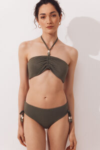 Cortefiel Calcinha de biqu&iacute;ni com amarra&ccedil;&atilde;o lateral.