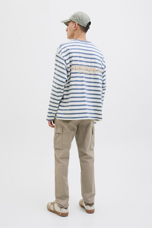 Jack & Jones Calça cargo de regular fit Cinzento