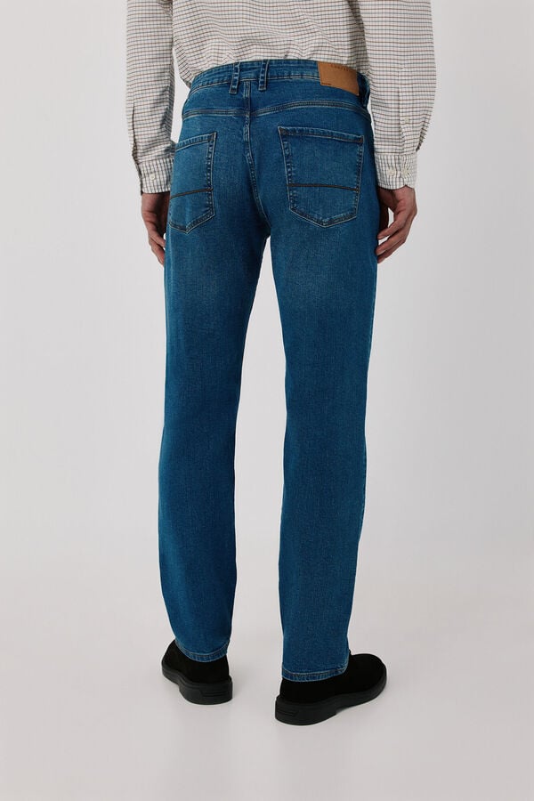 Cortefiel Regular fit jeans Blue