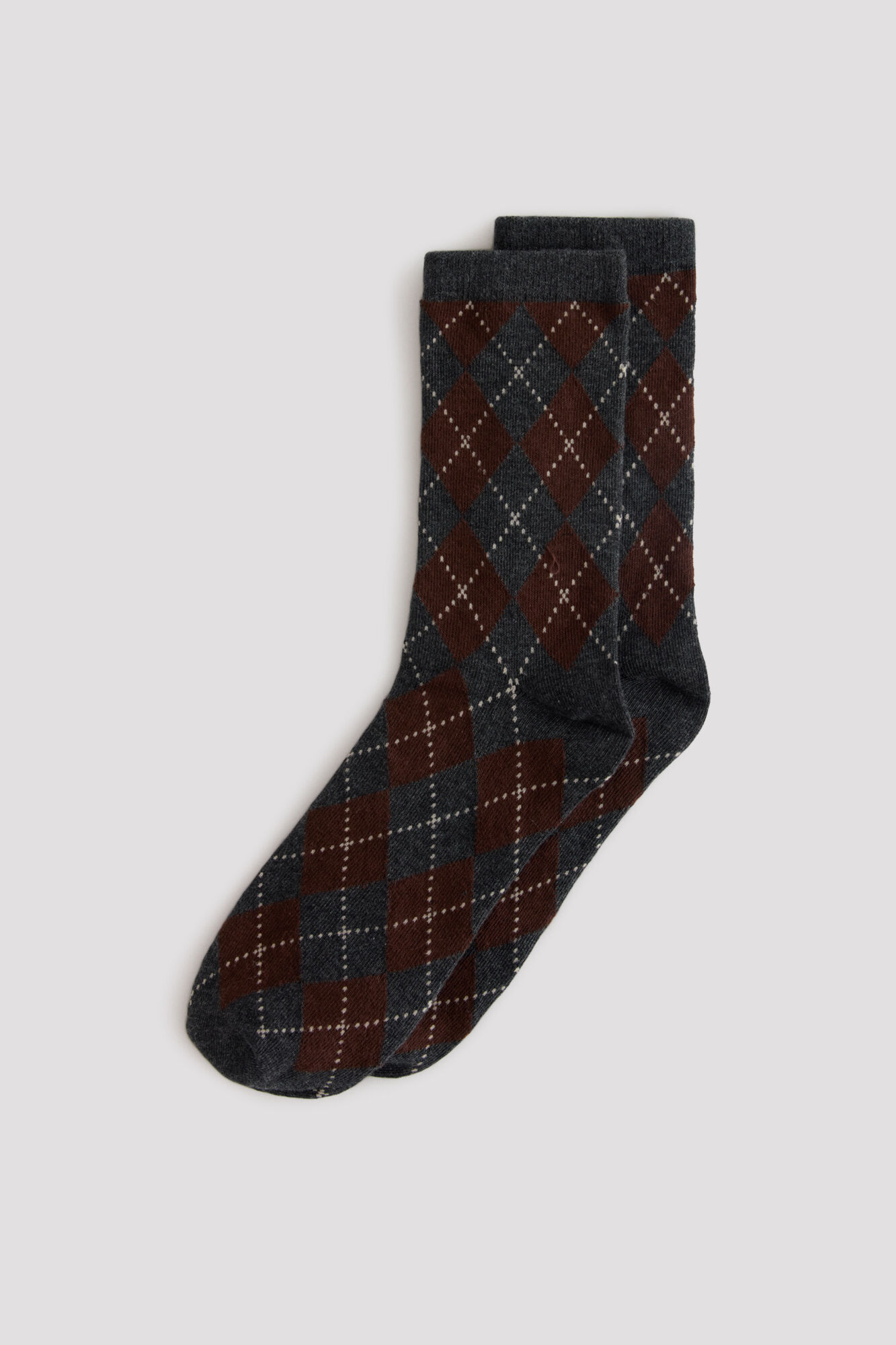 Cortefiel Classic argyle long socks