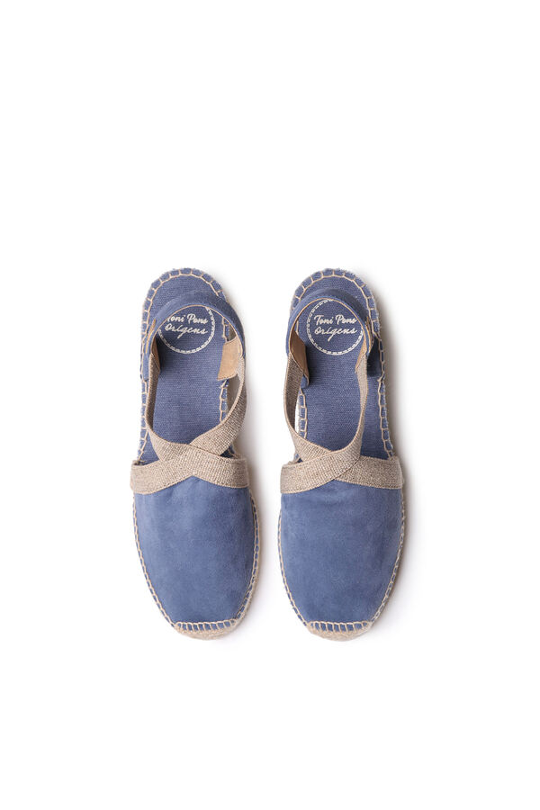 Toni Pons suede espadrille with elastic Blue