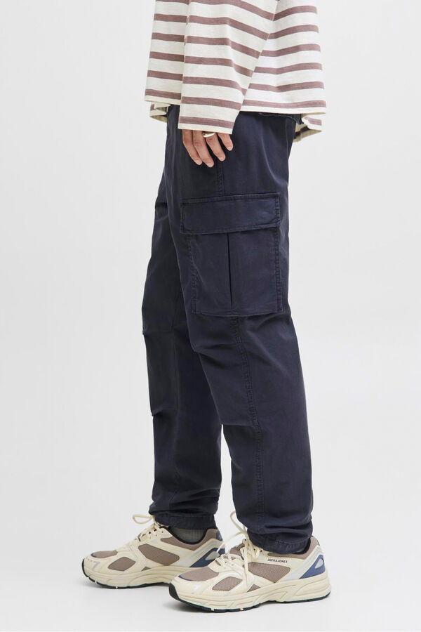 Jack & Jones Calça cargo de regular fit Cinzento