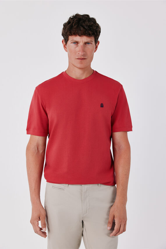 Camiseta básica tejido piqué
