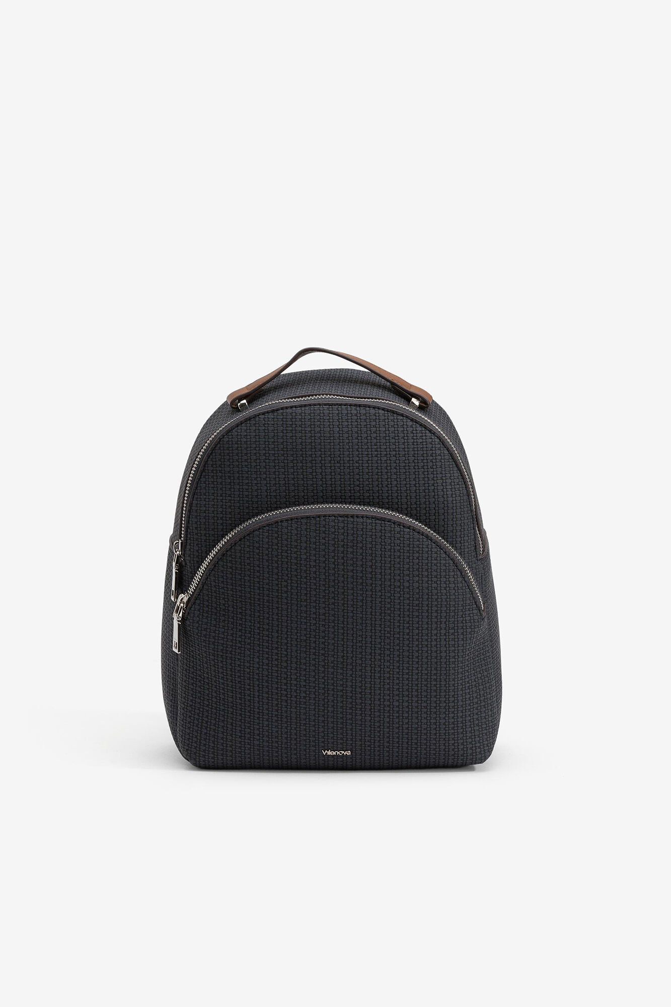 Mochila con textura Mochilas para mujer Cortefiel