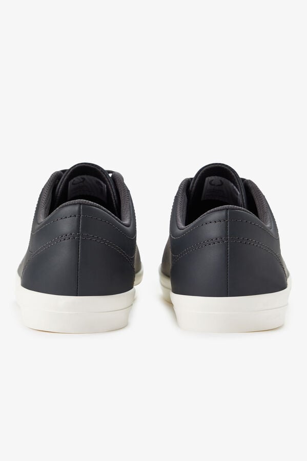 Fred Perry Tênis de couro básico Cinzento