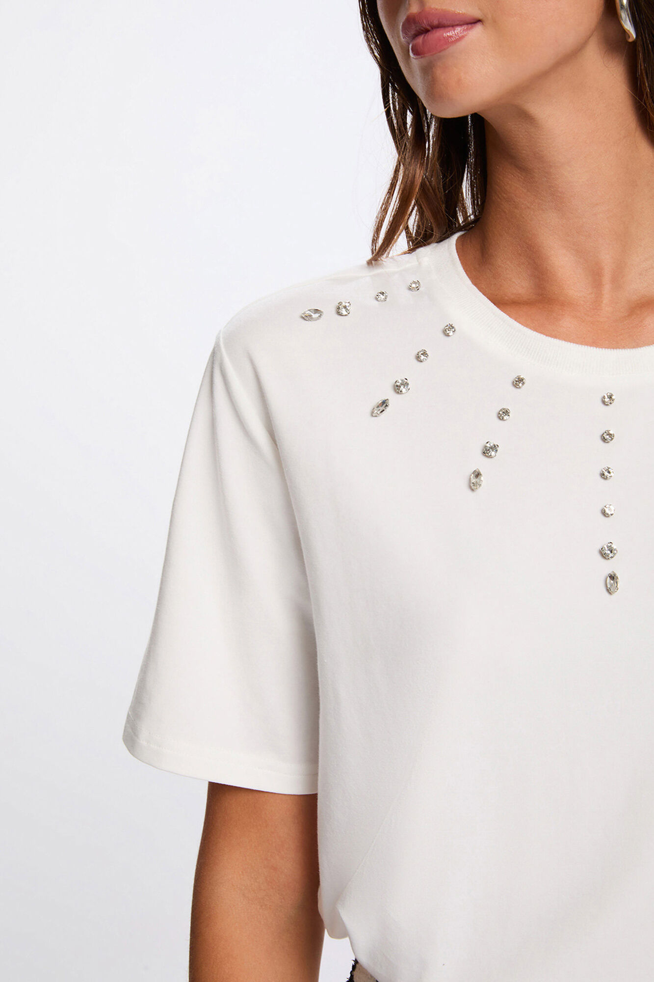 Morgan Straight-cut short sleeve T-shirt