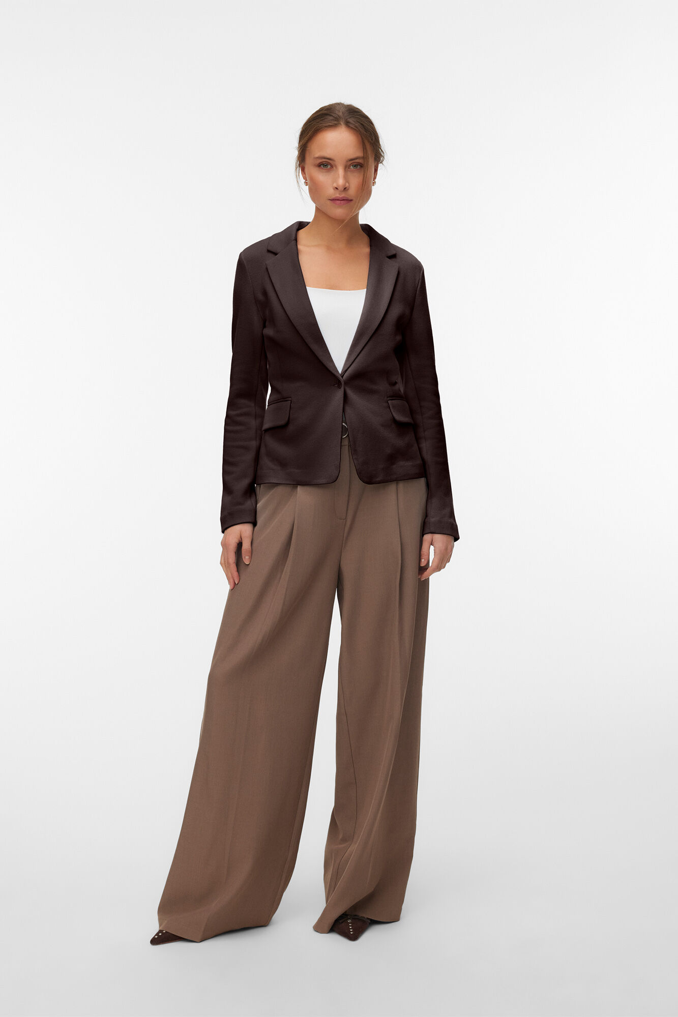 Vero Moda Blazer com aba e bolsos