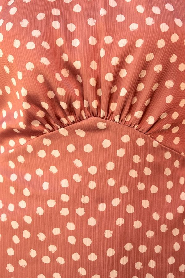 Pol&iacute;n Et Moi Vestido de bolinhas Carina Castanho